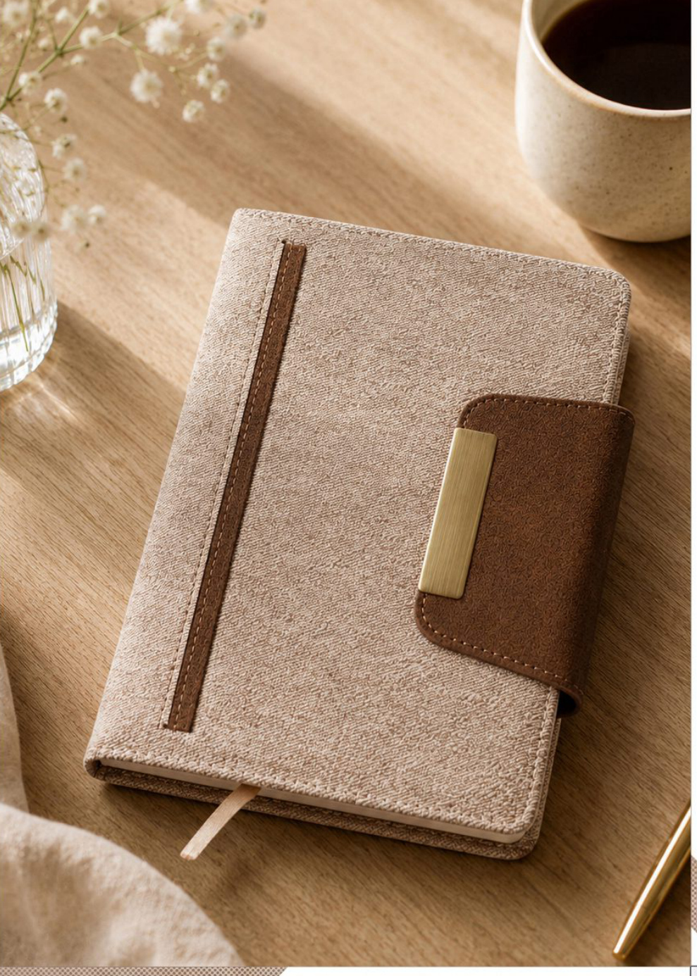 V-809 Signature Stitched Edge Corporate Journal